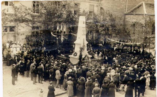 inauguration du monument
