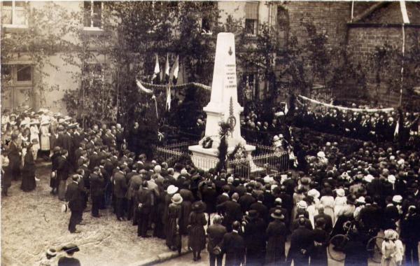 inauguration du monument